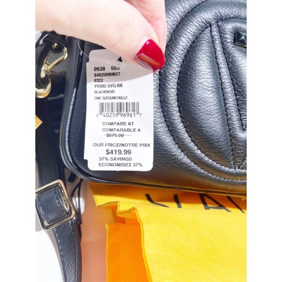 NWT VALENTINO BY MARIO VALENTINO Mia Signature Leather Crossbody Bag - Picture 6 of 9